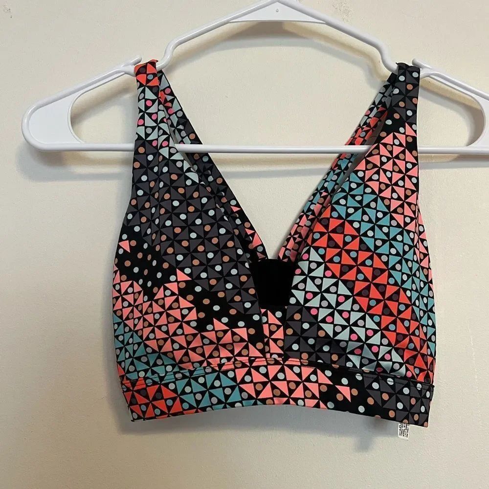 Victoria's Secret Multicolor Geometric Sports Bra